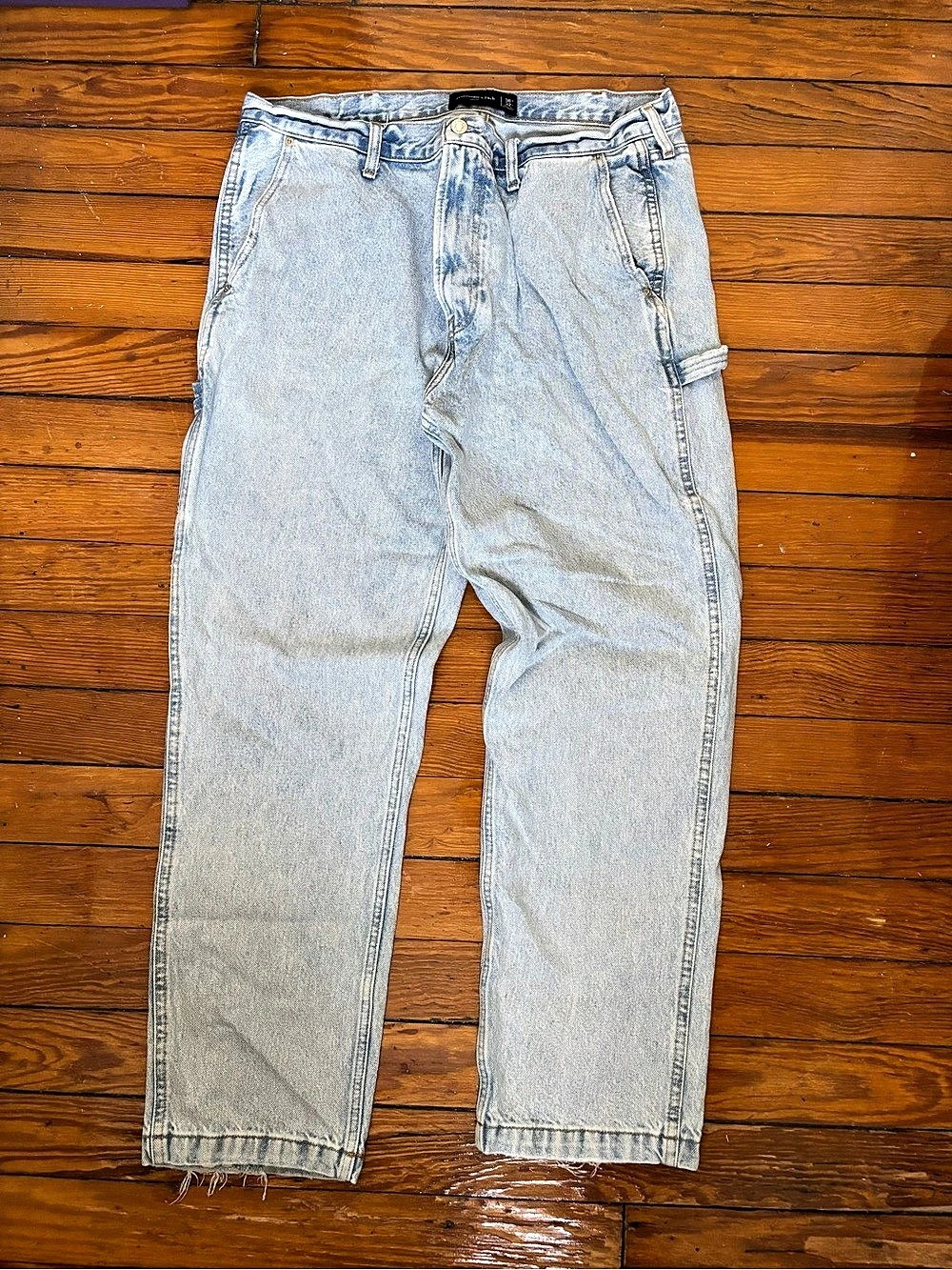 Abercrombie & Fitch Loose Workwear Jean Men's Blue Jeans Waist 36
